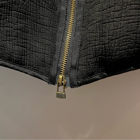 Eileen Fisher Silk Sponge Textured Bomber Jacket - Picture 5 of 9